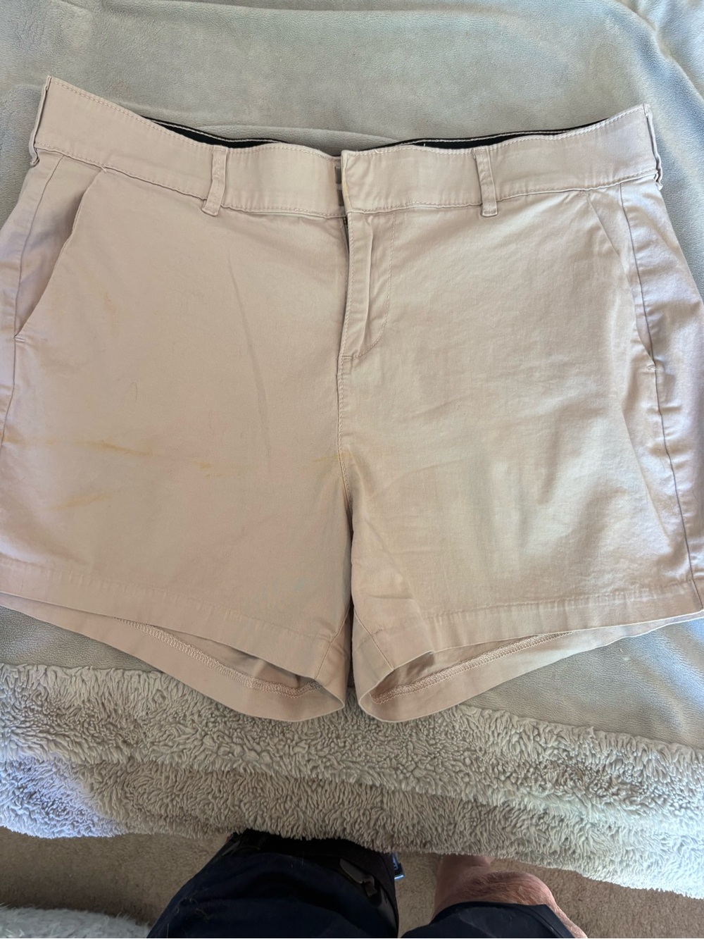 torrid Beige Chino Bermuda Shorts